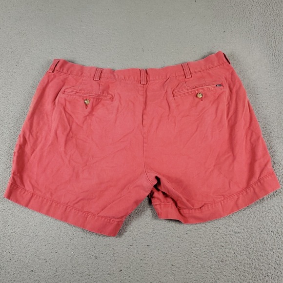Ralph Lauren Shorts Womens Size 42 Red/Pink Casual Flat Front Chino Ladies - Picture 7 of 9